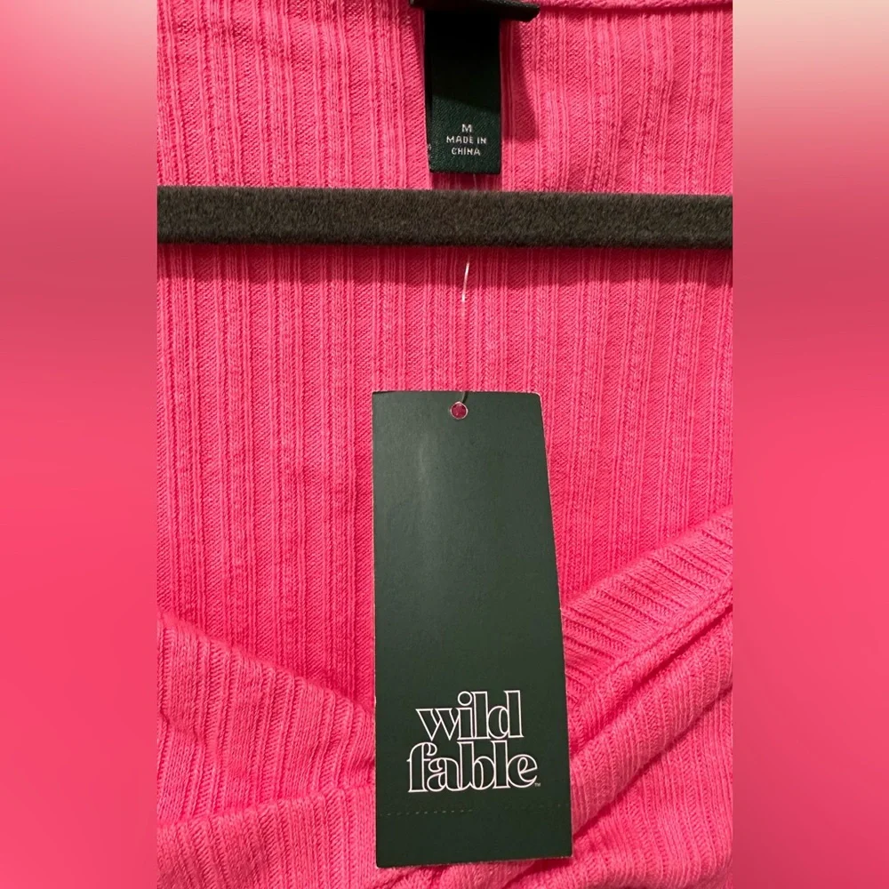 NWT Pink Target Bodysuit Sz M